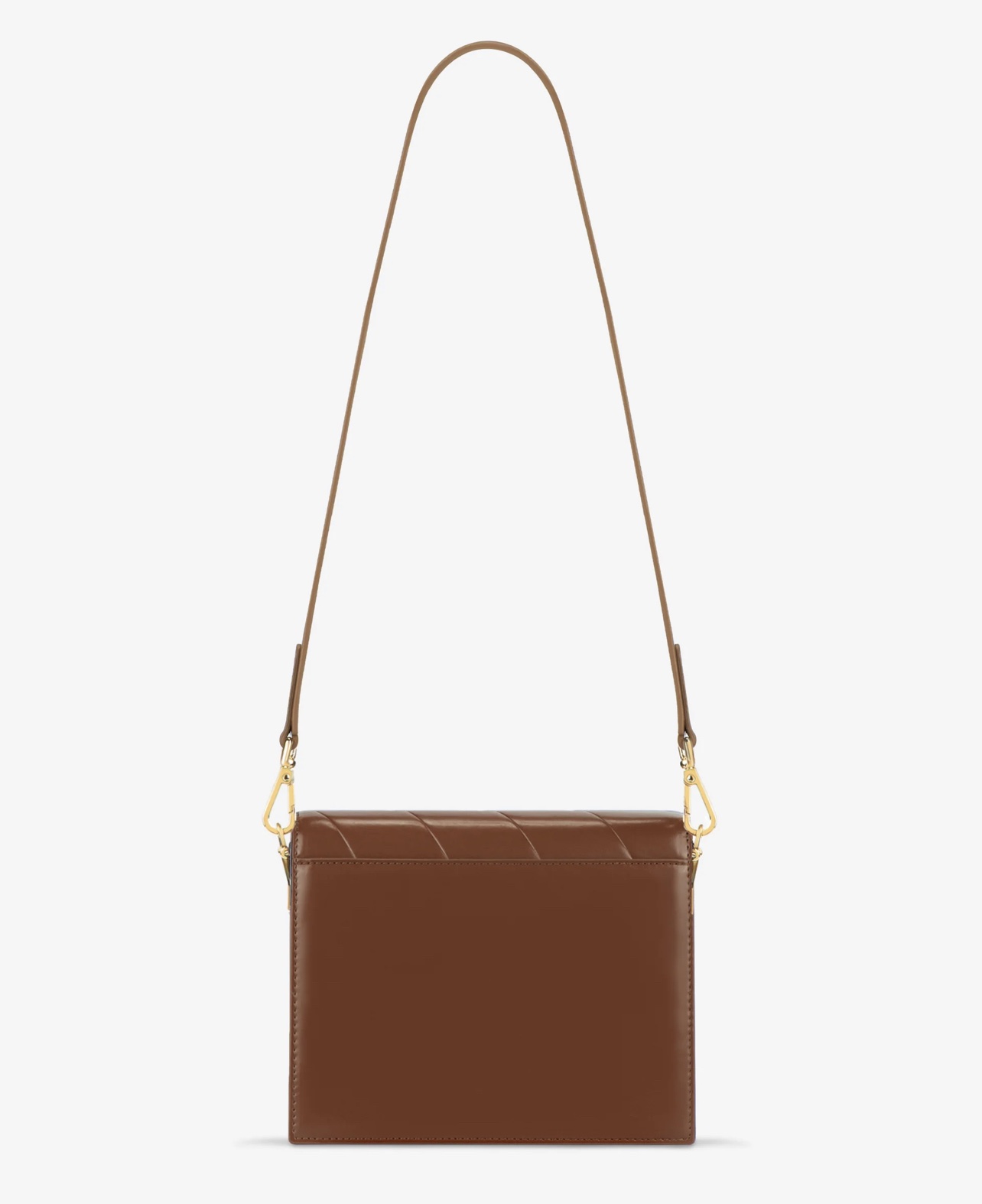JW PEI Mira Mini Flap Bag - Brown - Image 3