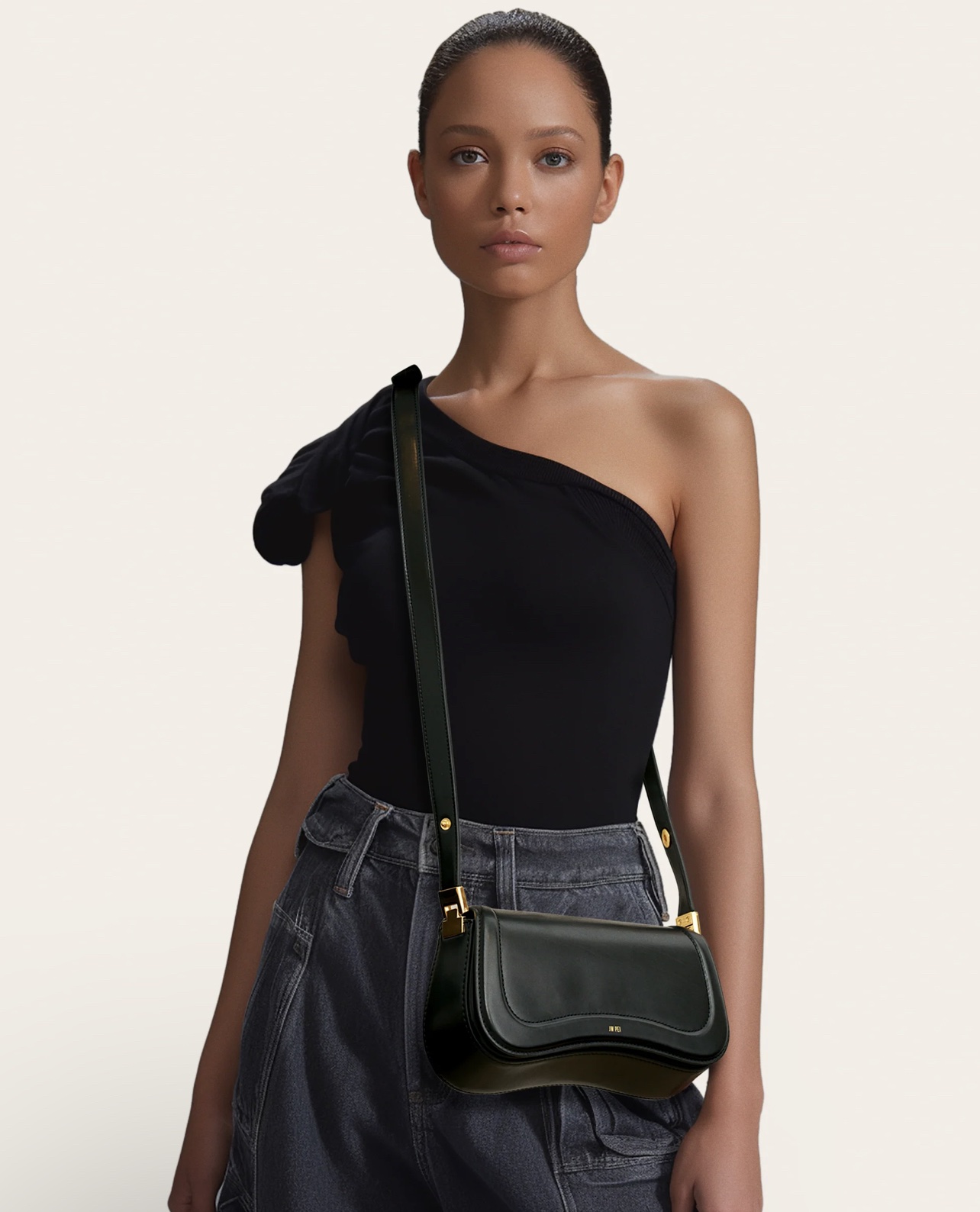 JW PEI Joy Shoulder Bag - Black - Image 5