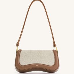 JW PEI Joy Shoulder Bag - Brown Canvas