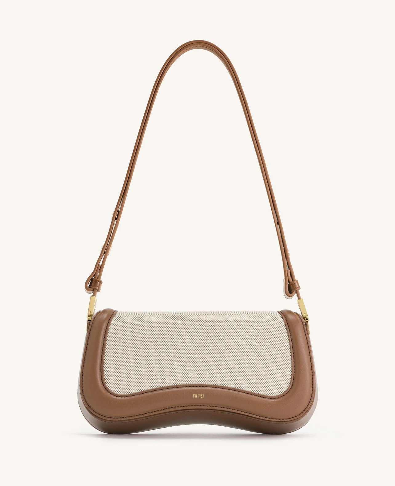 JW PEI Joy Shoulder Bag - Brown Canvas