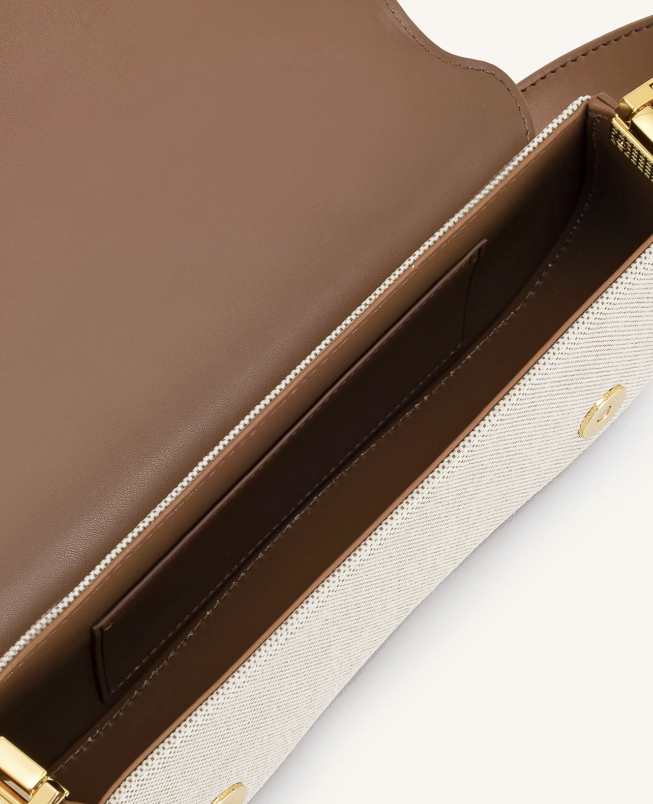 JW PEI Joy Shoulder Bag - Brown Canvas - Image 4