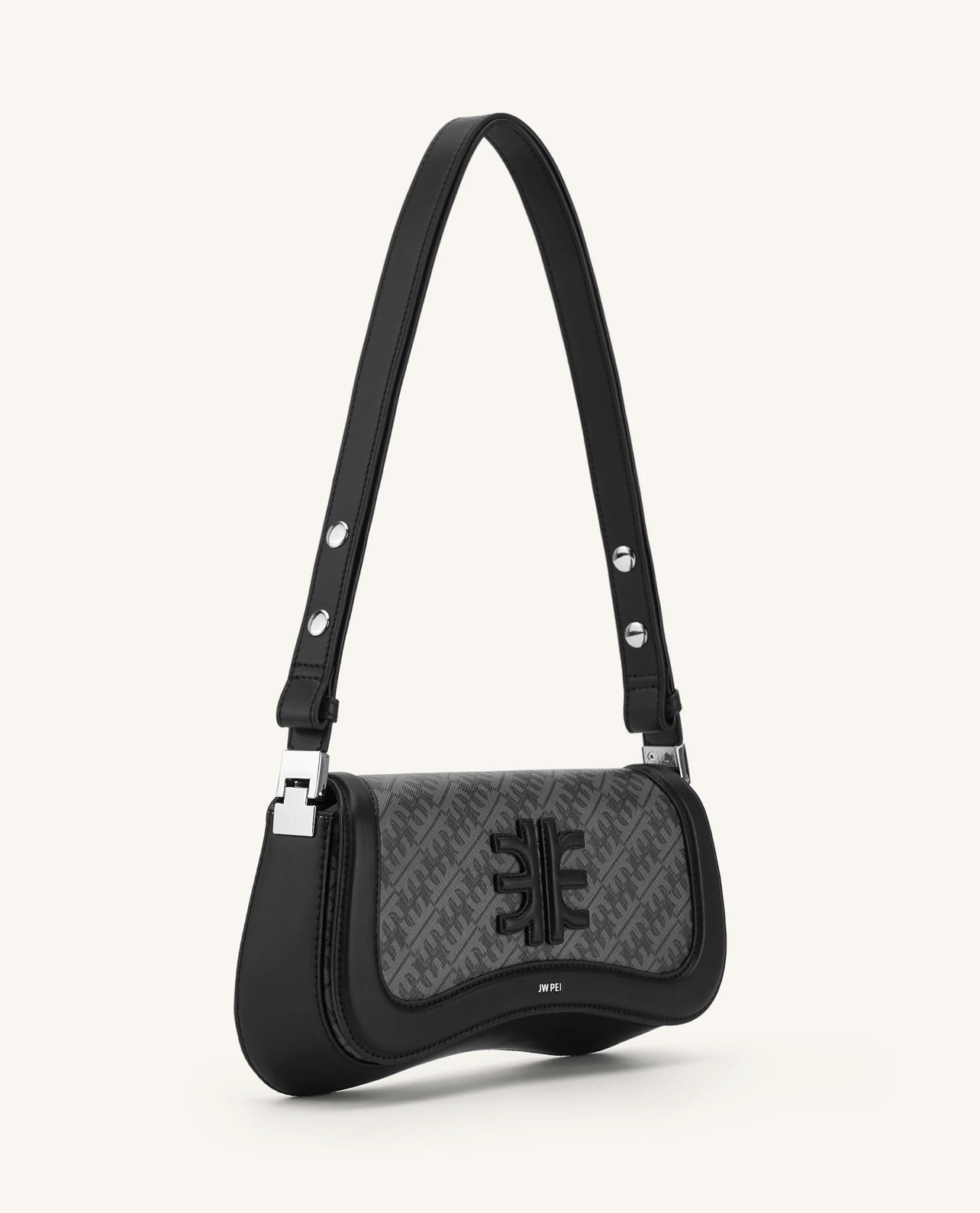 JW PEI FEI Joy Shoulder Bag - Iron Black - Image 2