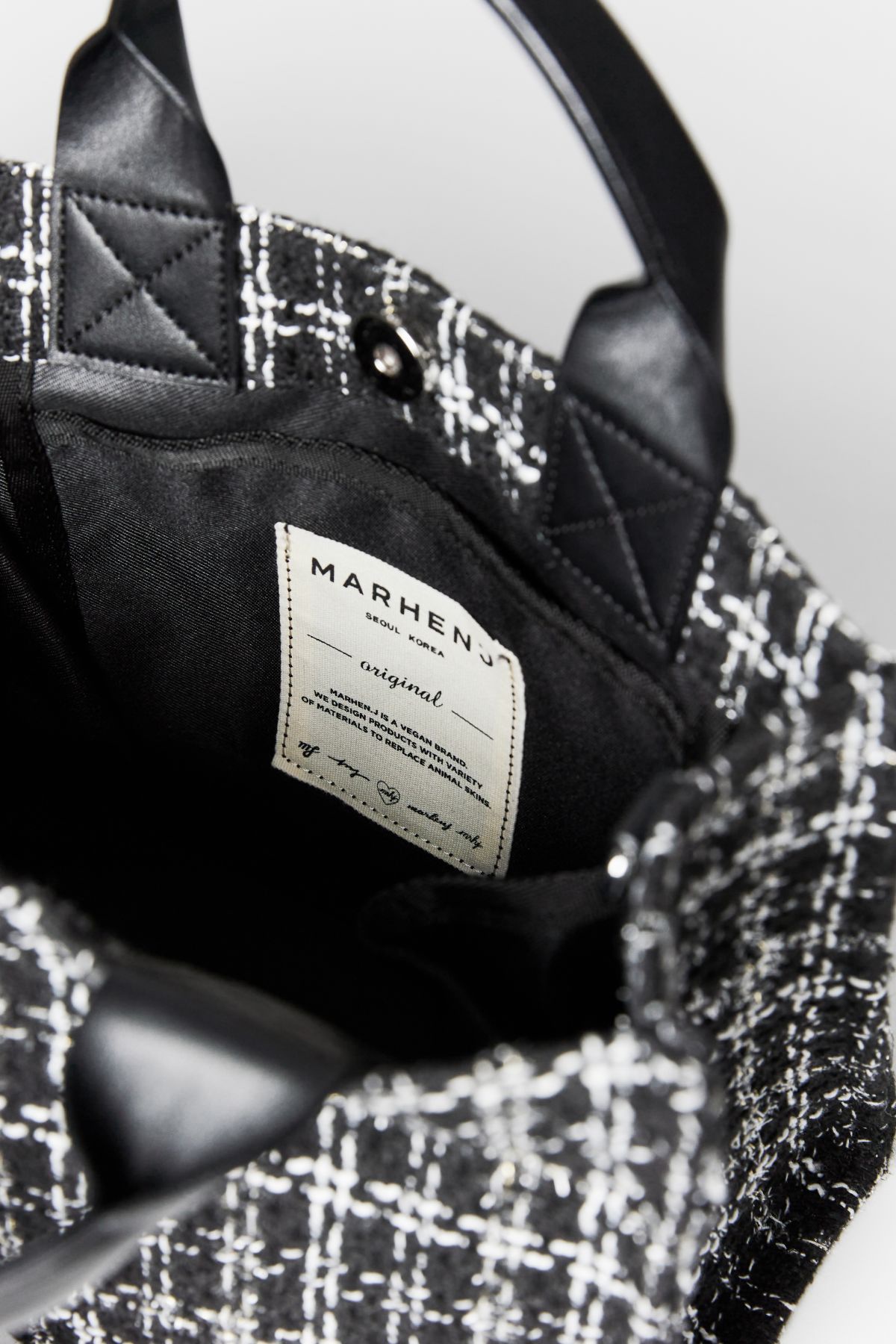 MARHEN J Rico Mini Tweed - Black - Image 5