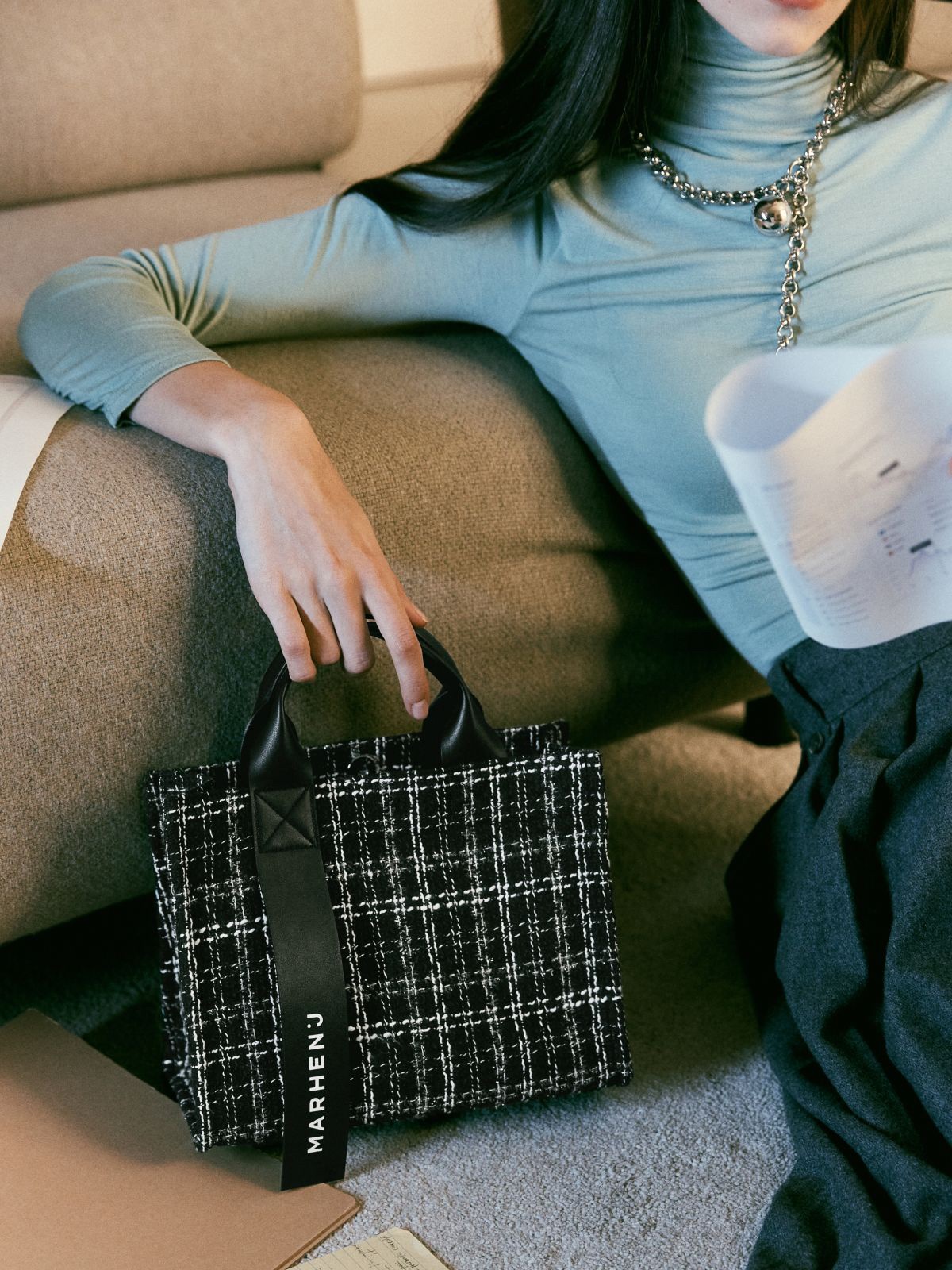 MARHEN J Rico Mini Tweed - Black - Image 6