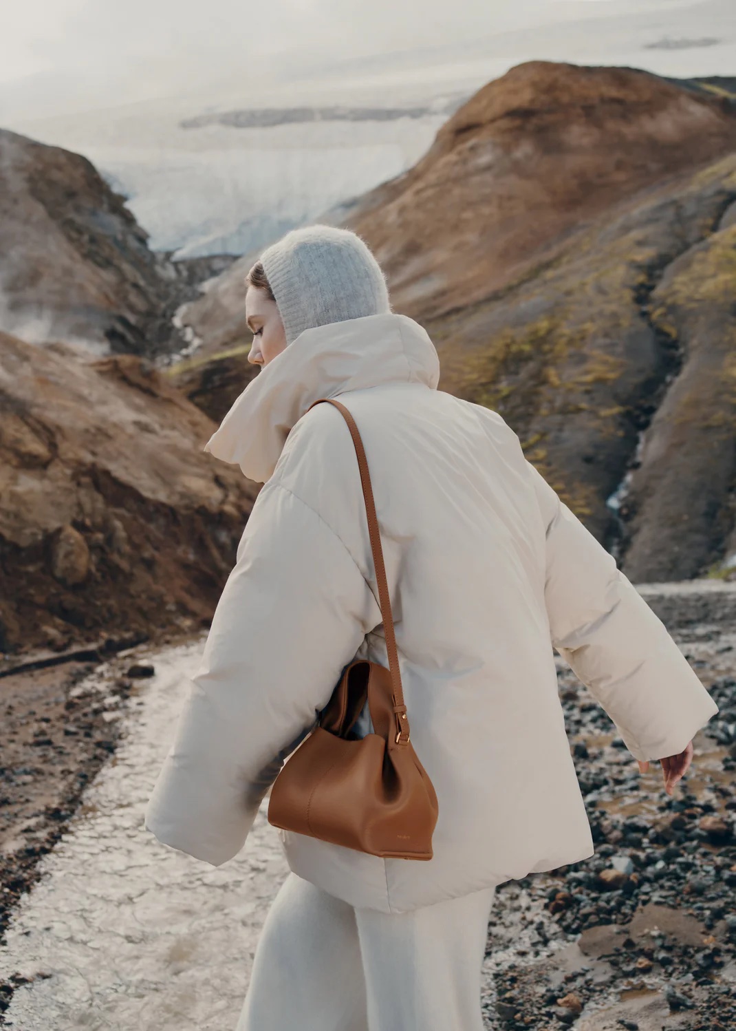 POLENE Numero Neuf Mini - Textured Camel - Image 4