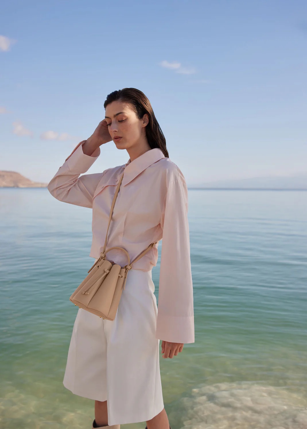 POLENE Numero Huit Mini - Textured Beige - Image 5