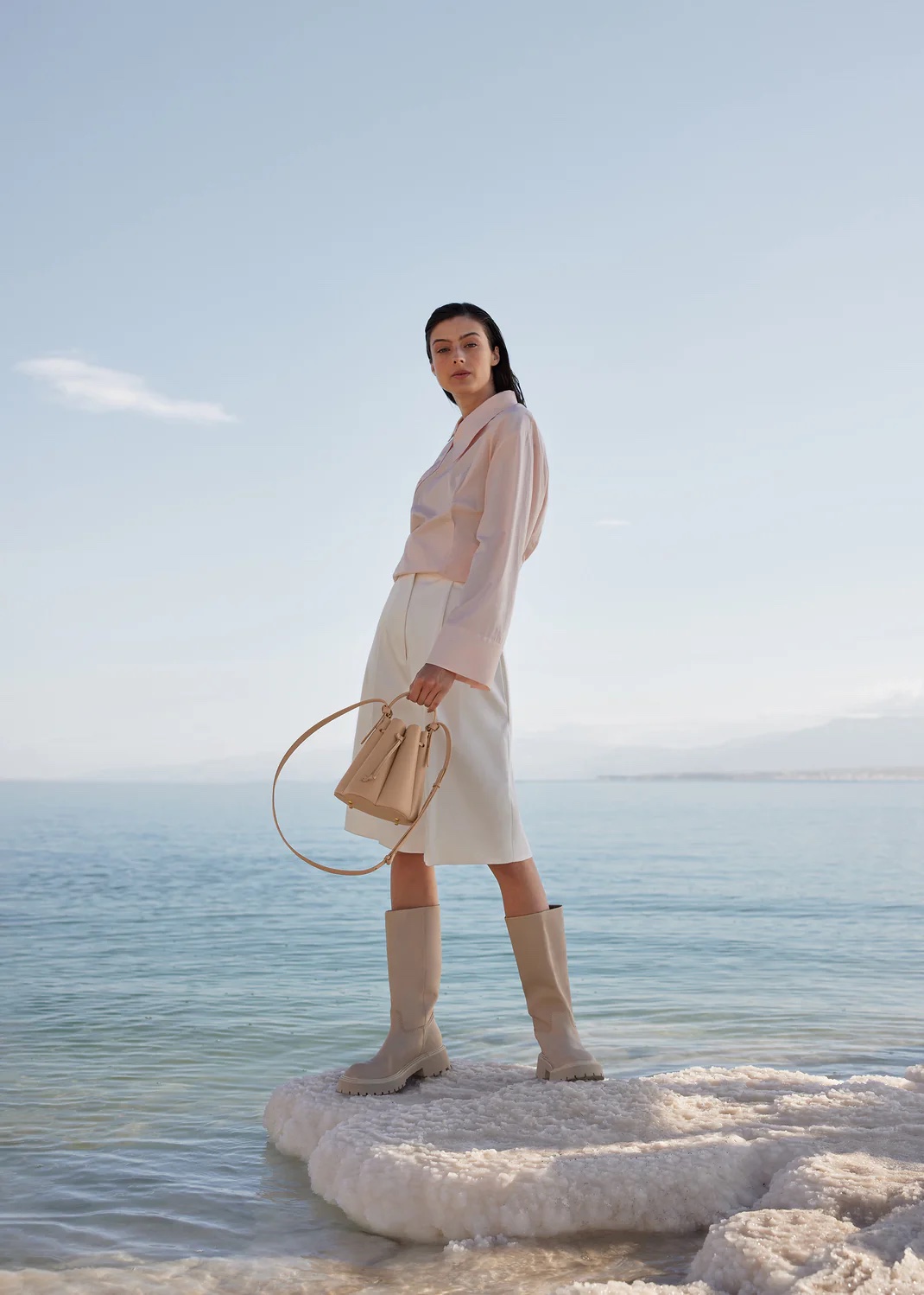 POLENE Numero Huit Mini - Textured Beige - Image 6