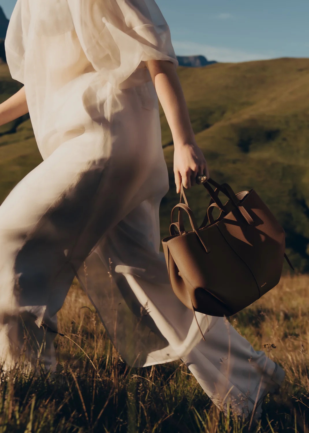 POLENE Cyme Mini - Textured Camel - Image 5