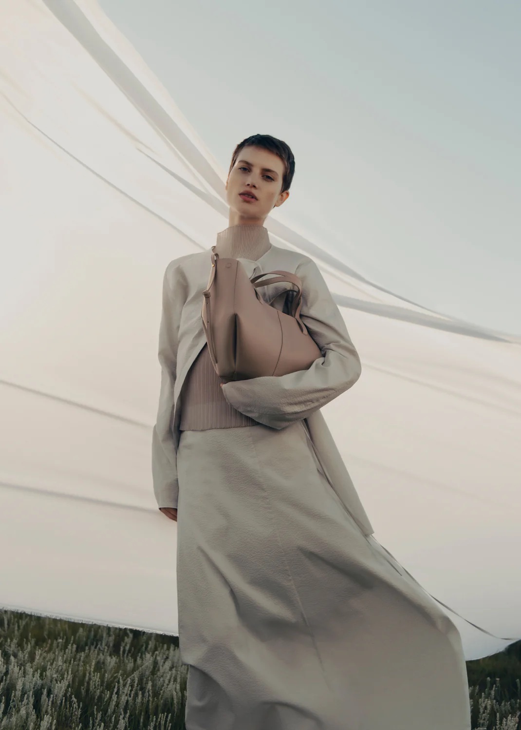 POLENE Cyme Mini - Textured Taupe - Image 2