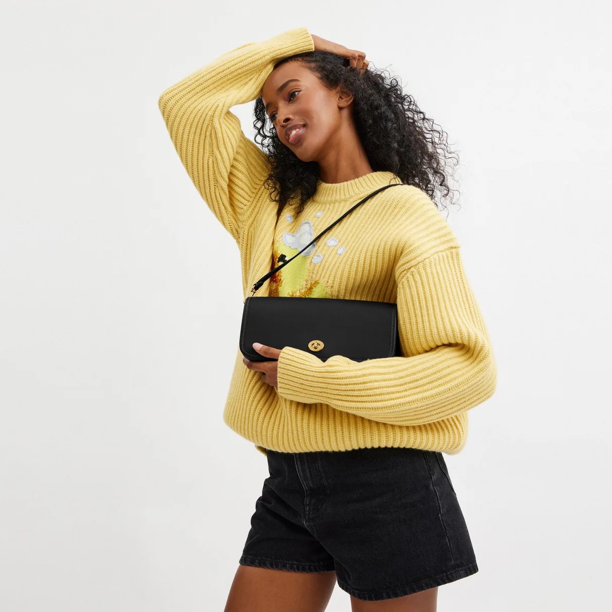 COACH Dinky Bag - Black - Image 5