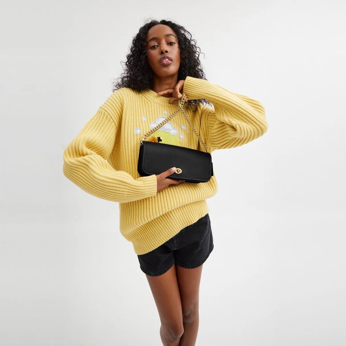 COACH Dinky Bag - Black - Image 6