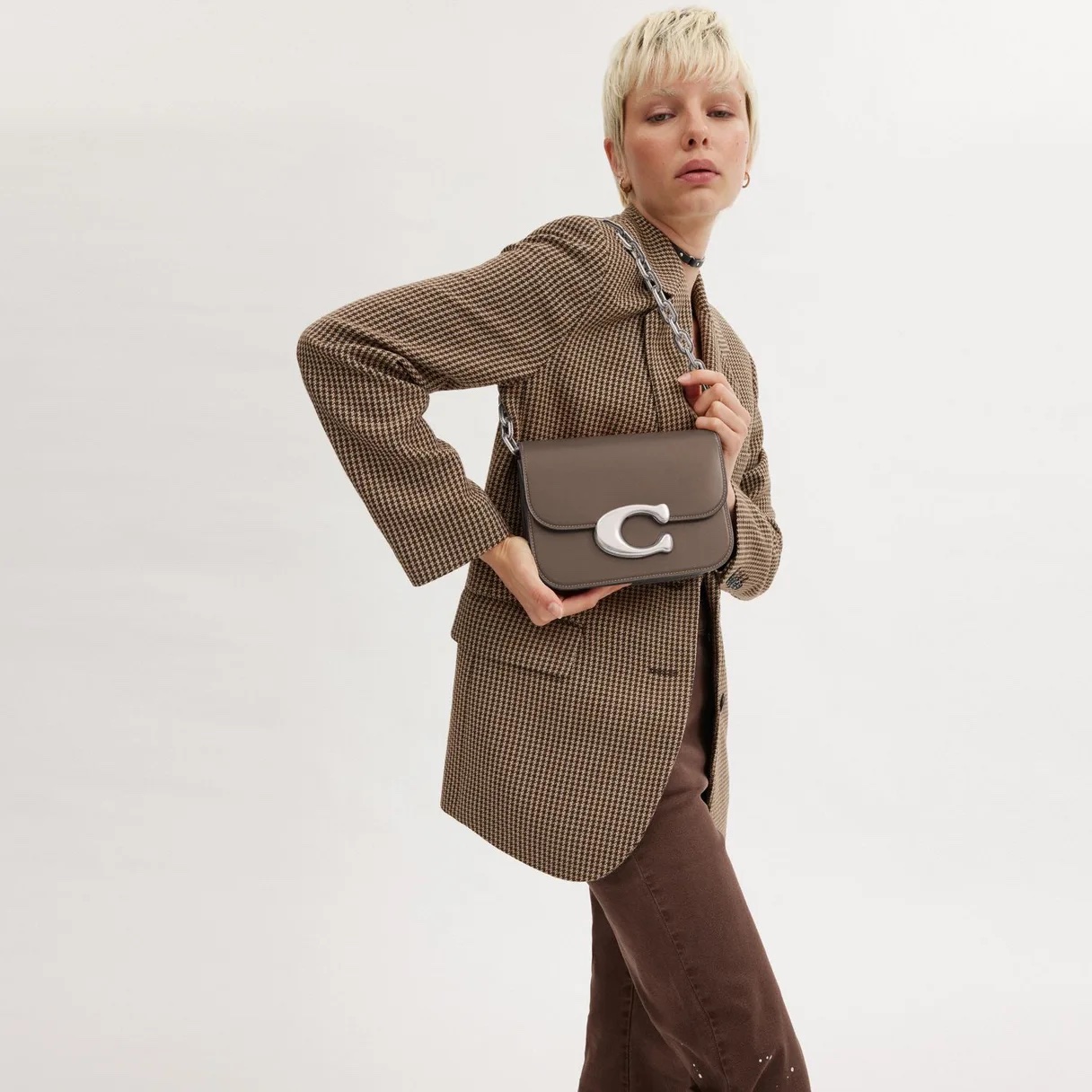 COACH Idol Bag - Dark Stone - Image 6