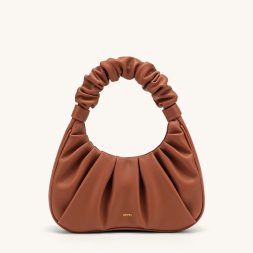 JW PEI Gabbi Ruched Hobo Handbag - Nutella