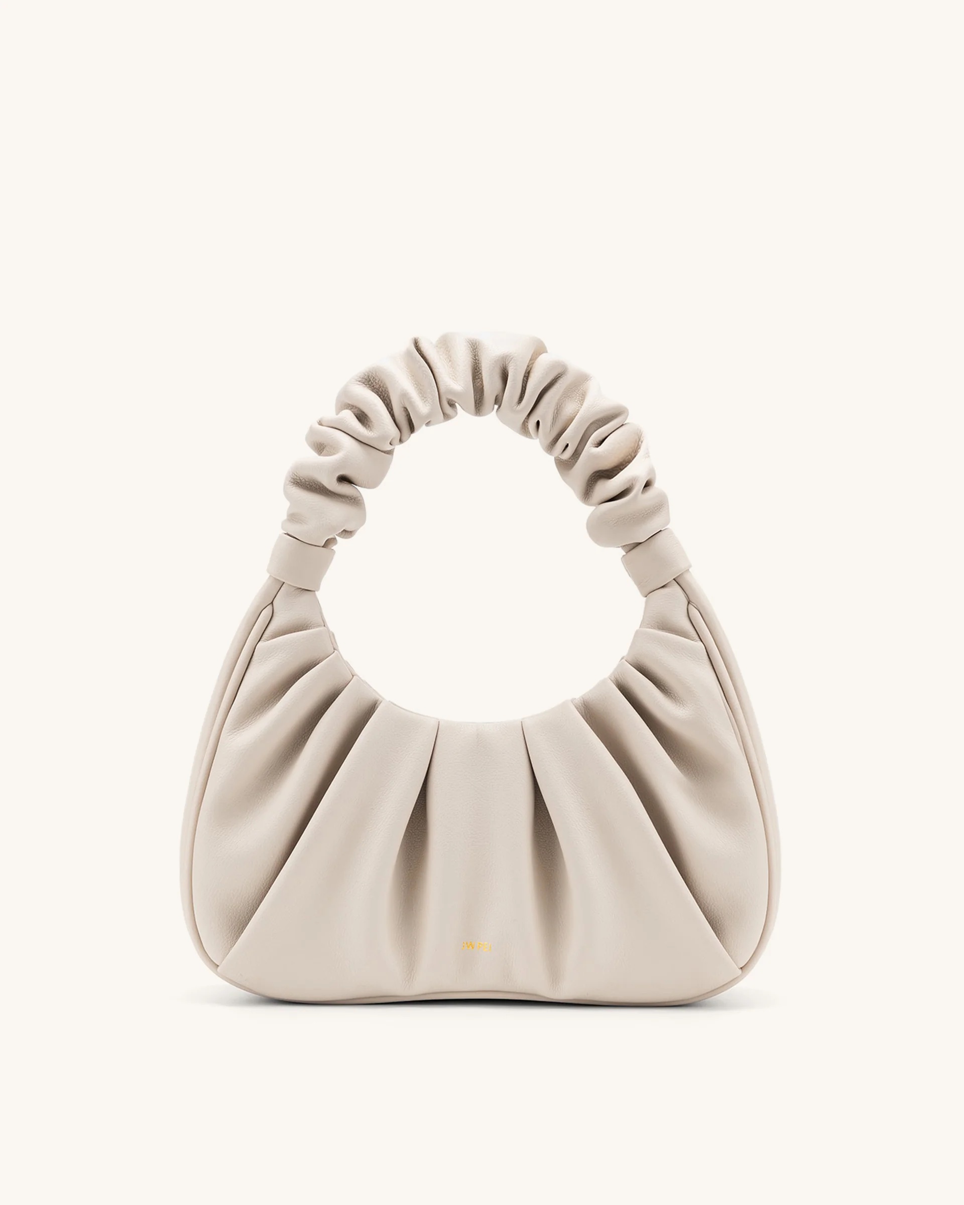 JW PEI Gabbi Ruched Hobo Handbag - Ivory