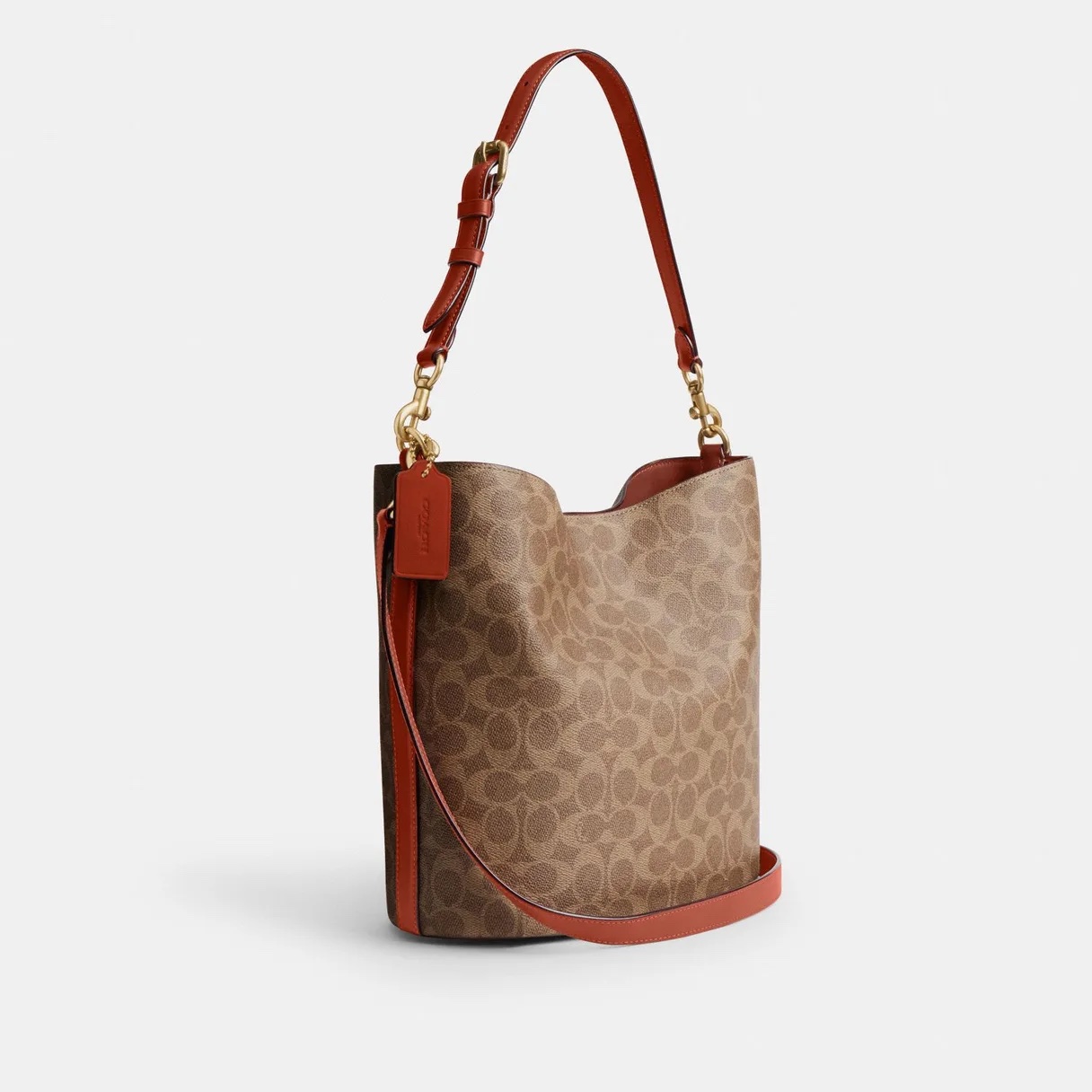 COACH Willow Soft Bucket Bag In Signature Canvas - Image 2