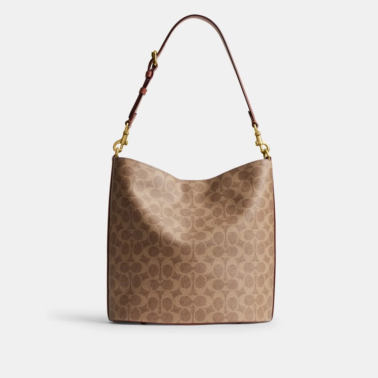 COACH Willow Soft Bucket Bag In Signature Canvas - Image 3