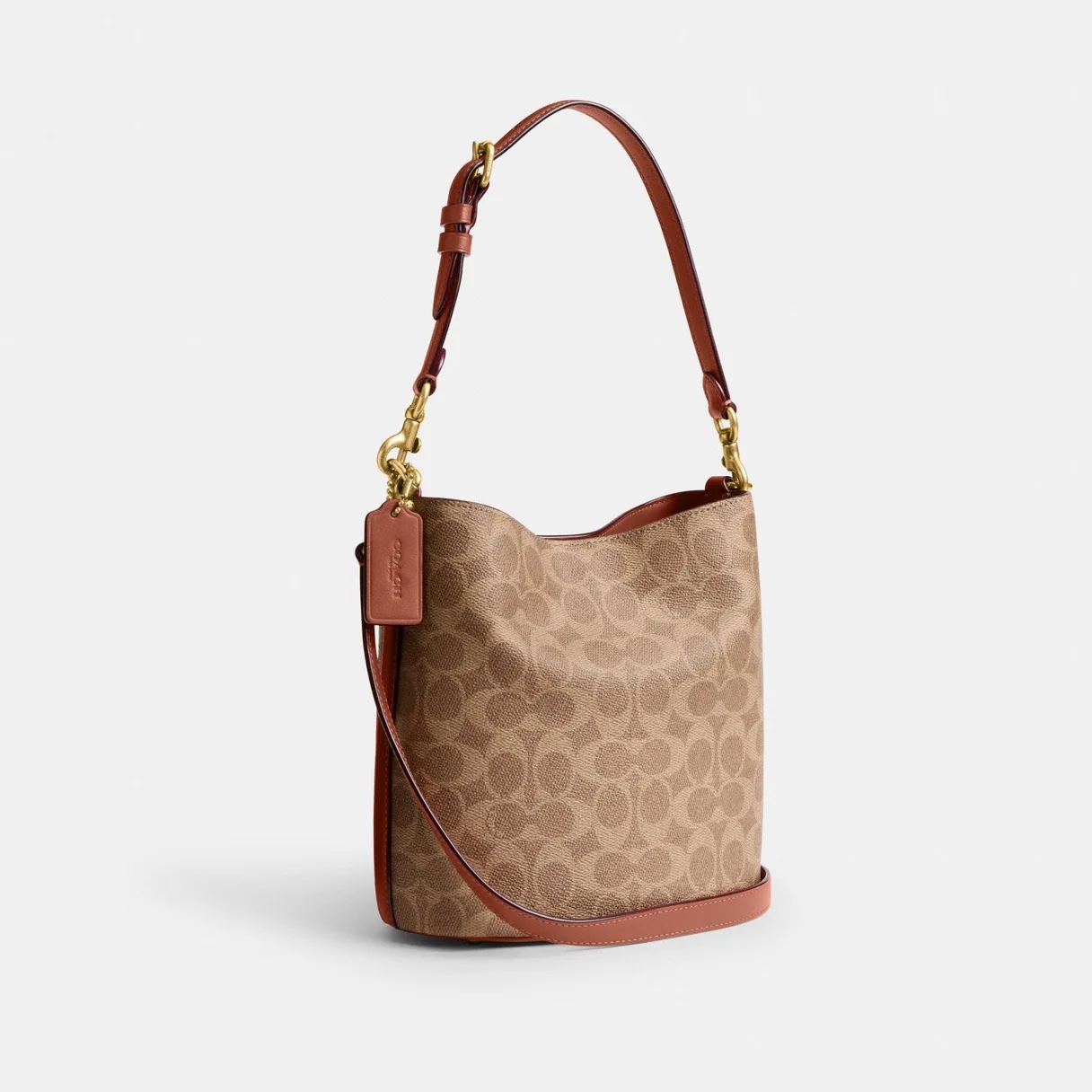 COACH Willow Soft Bucket Bag 19 In Signature Canvas - Image 2