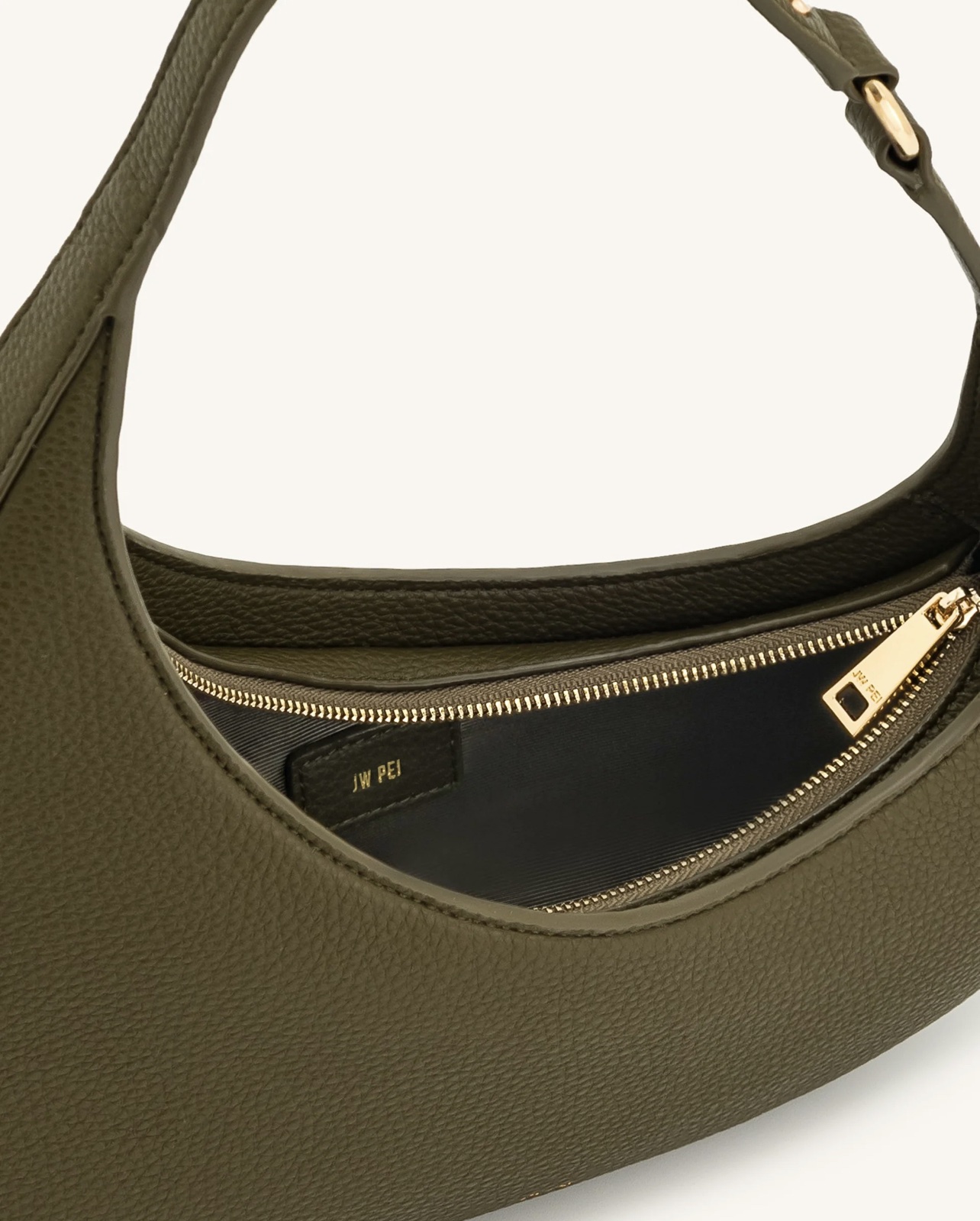 JW PEI Harlee Shoulder Bag - Dark Olive - Image 4
