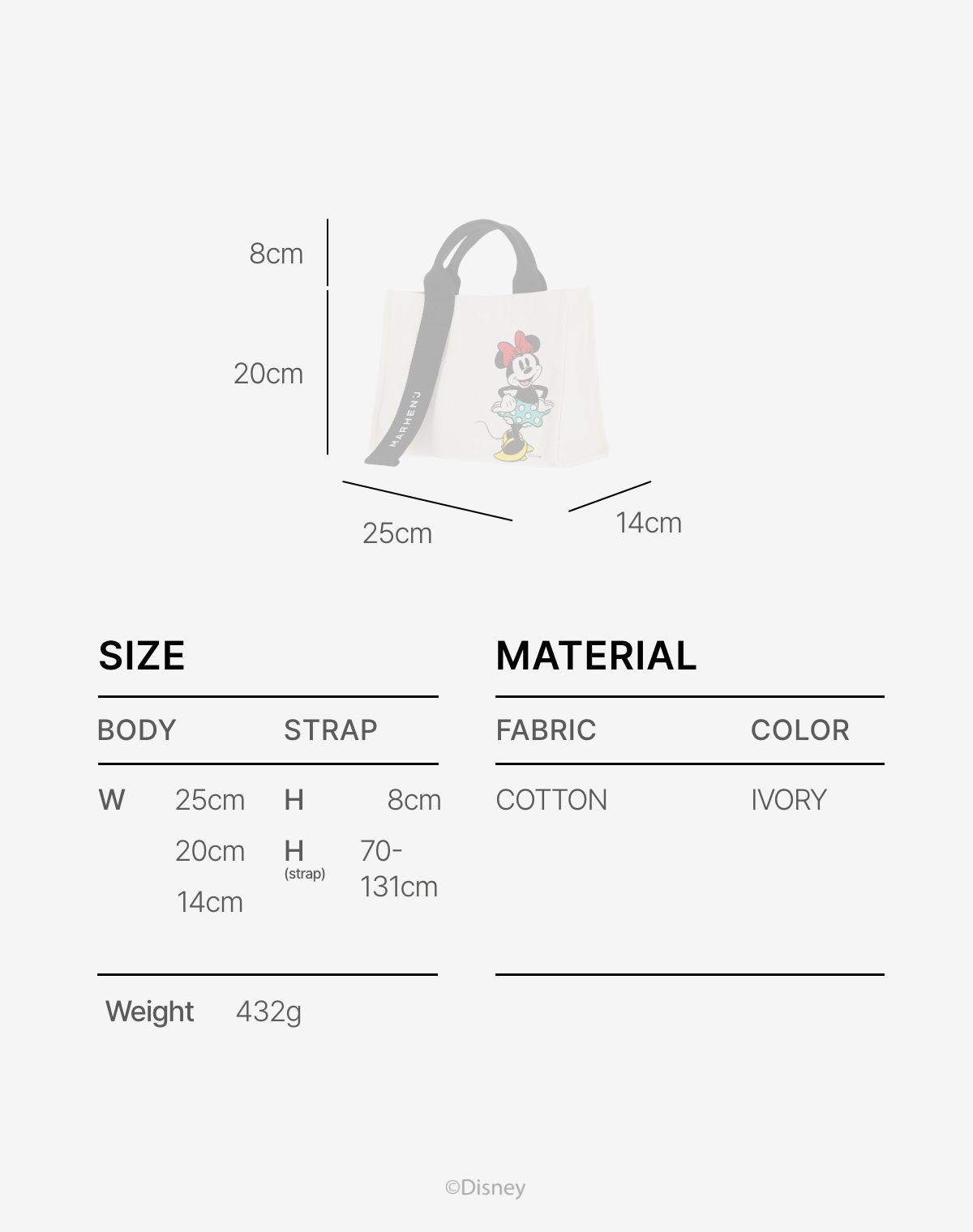 MARHEN J Disney Rico Mini - Minnie Ivory - Image 8