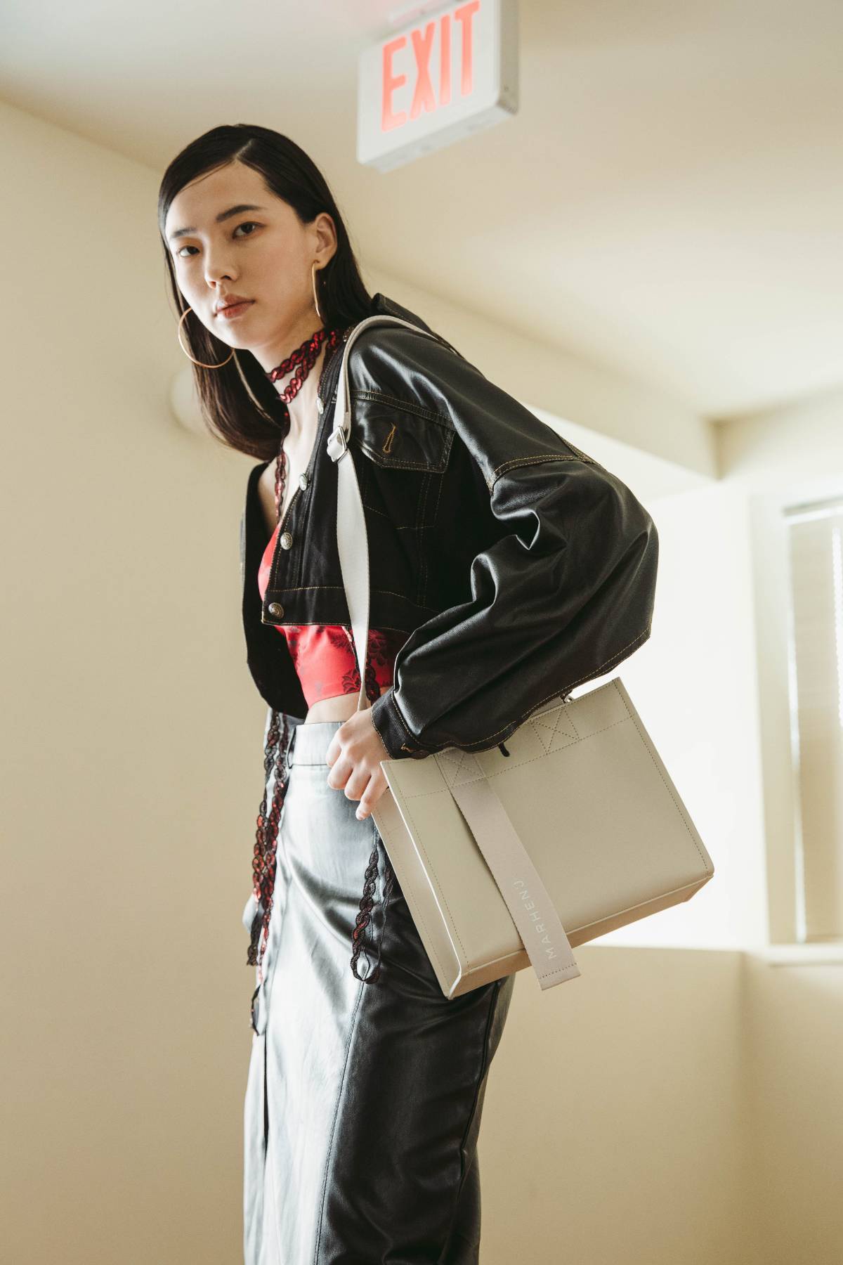 MARHEN J Cindy Apple - Ash Beige - Image 3