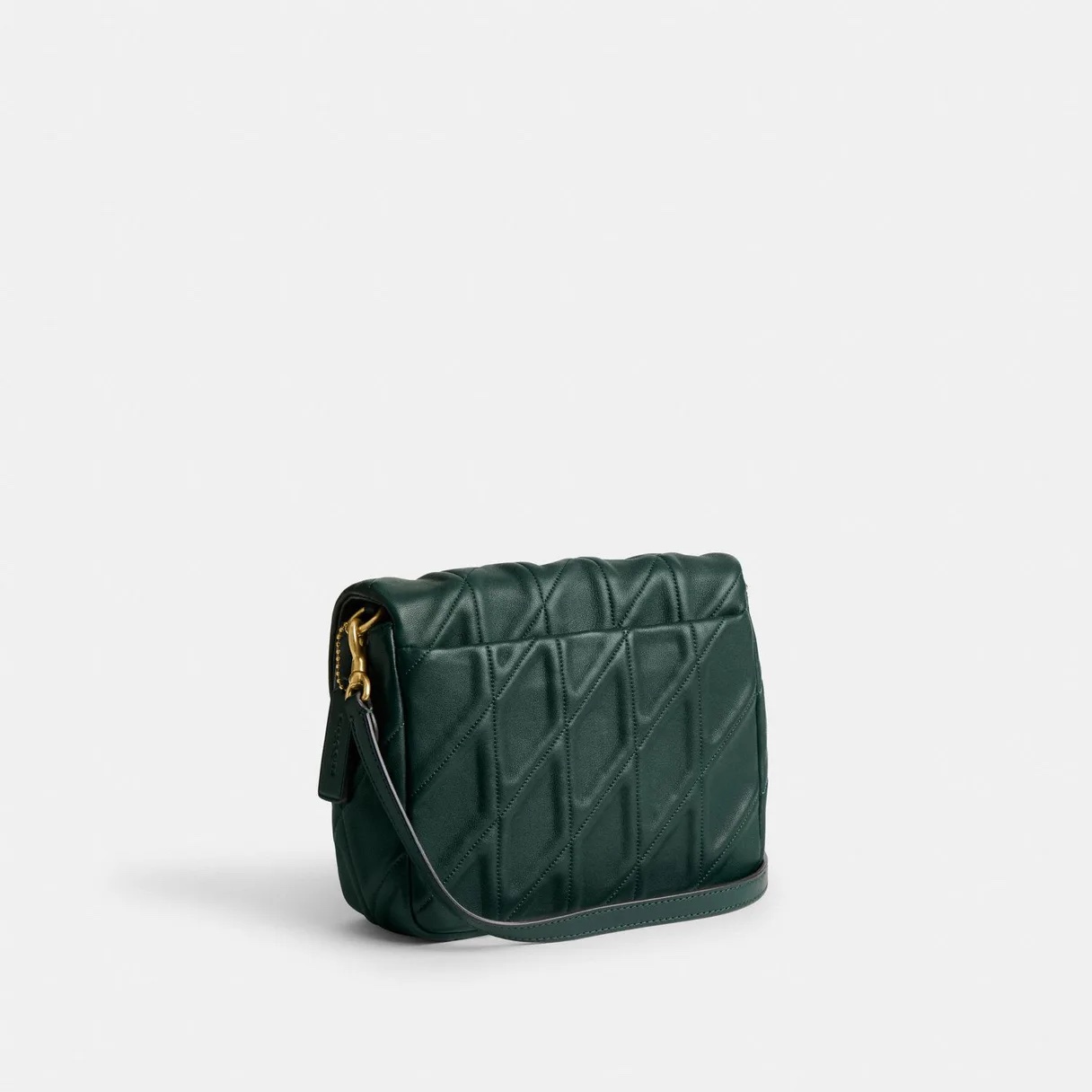 COACH Times Square Tabby Shoulder Bag With Quilting - Forest - Image 2