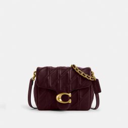 COACH Times Square Tabby Shoulder Bag With Quilting - Merlot