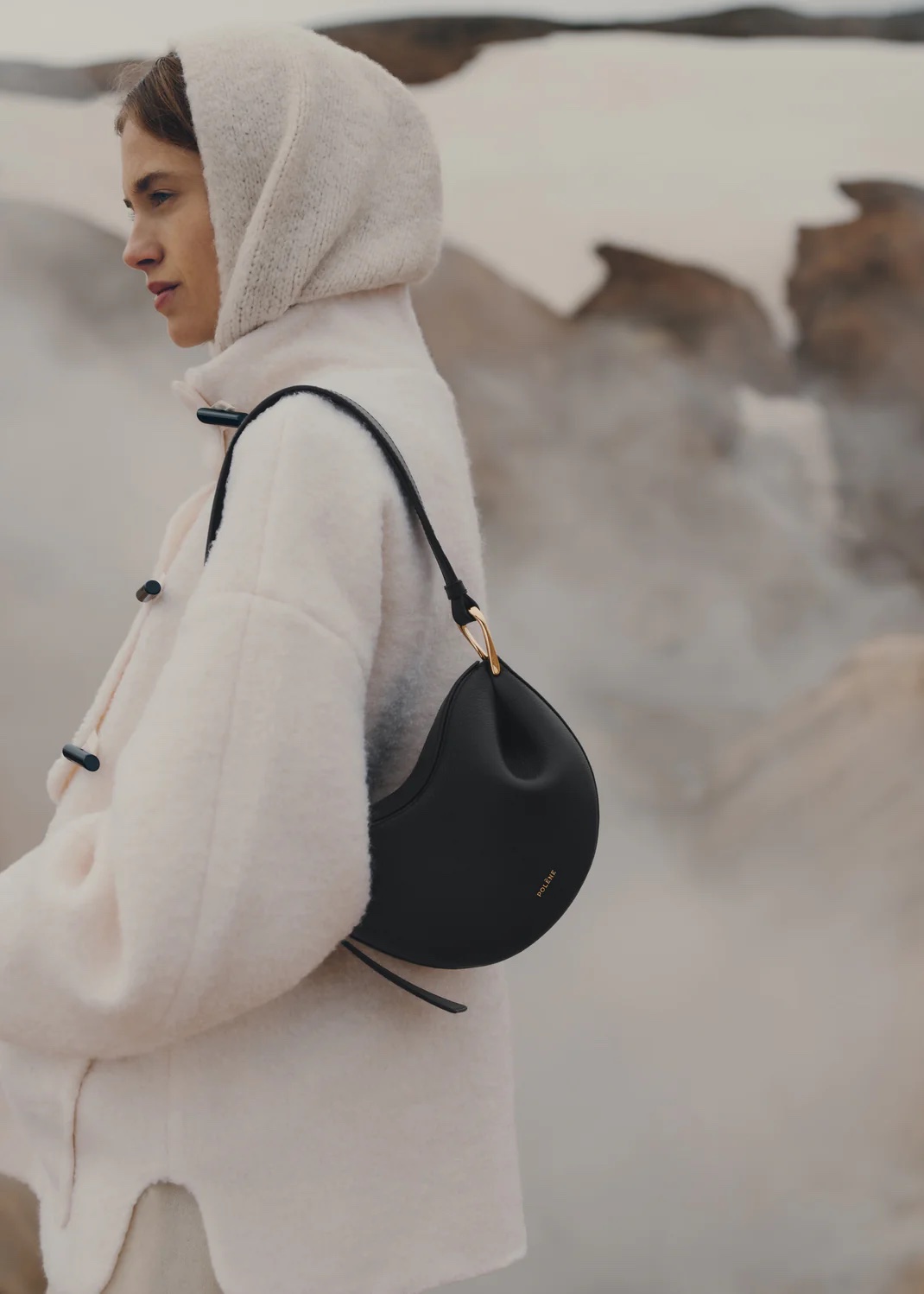 POLENE Tonca - Textured Black - Image 2