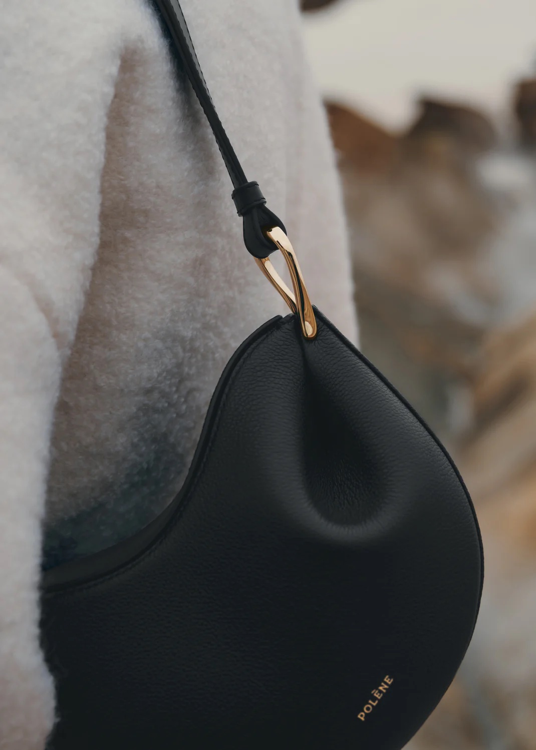 POLENE Tonca - Textured Black - Image 3