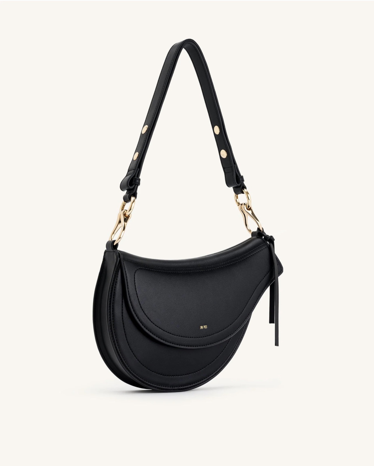 JW PEI Ashlie Crossbody Bag - Black - Image 3