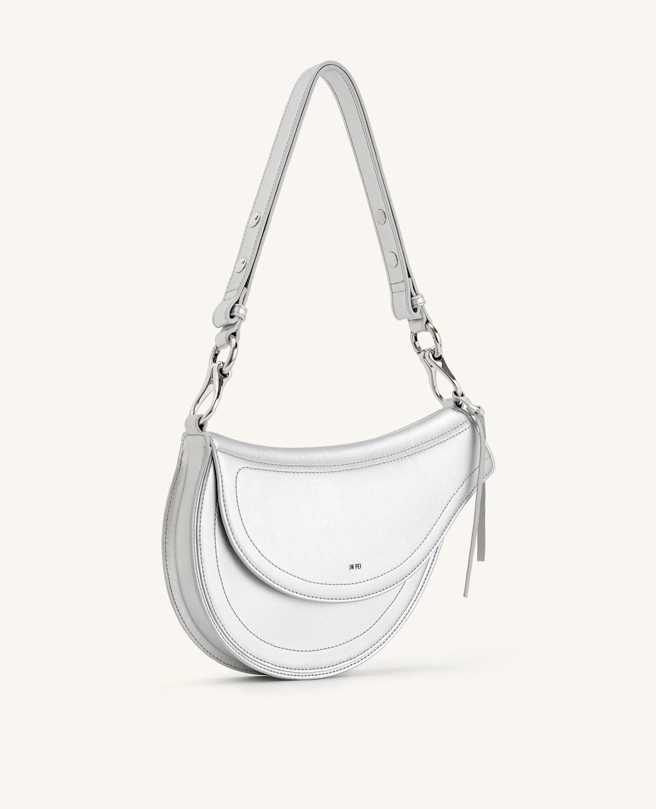 JW PEI Ashlie Crossbody Bag - Silver - Image 2
