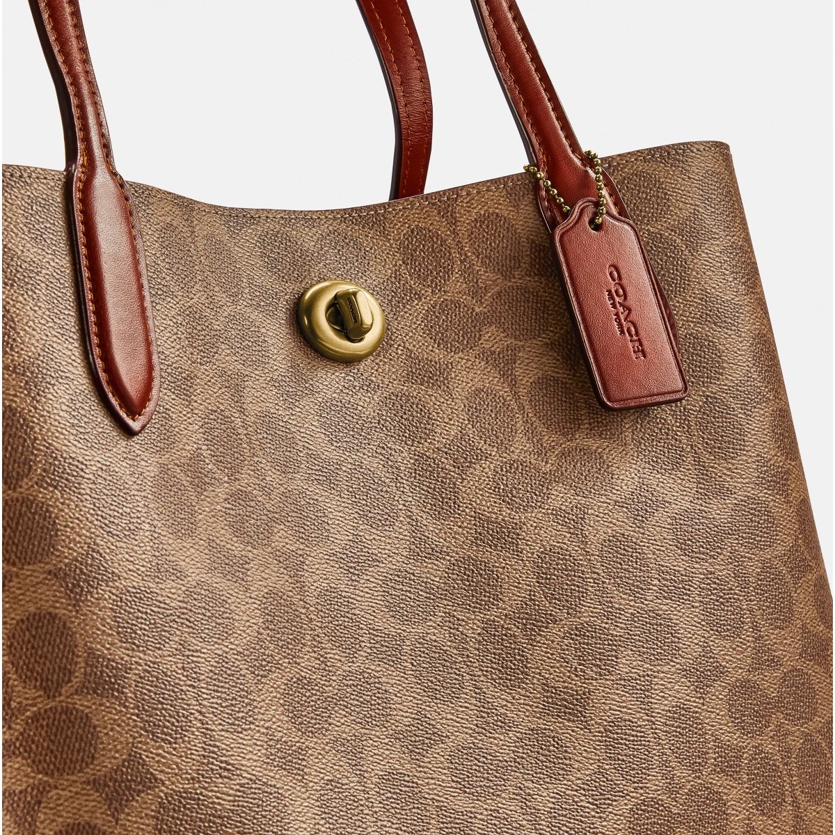 COACH Willow Tote In Signature Canvas - Image 5
