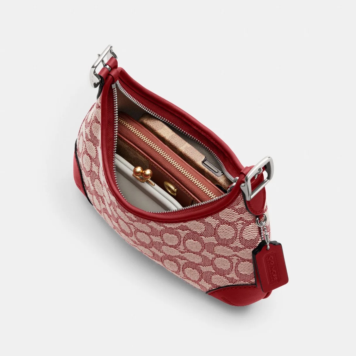 COACH Hobo Bag In Signature Textile Jacquard - Image 4