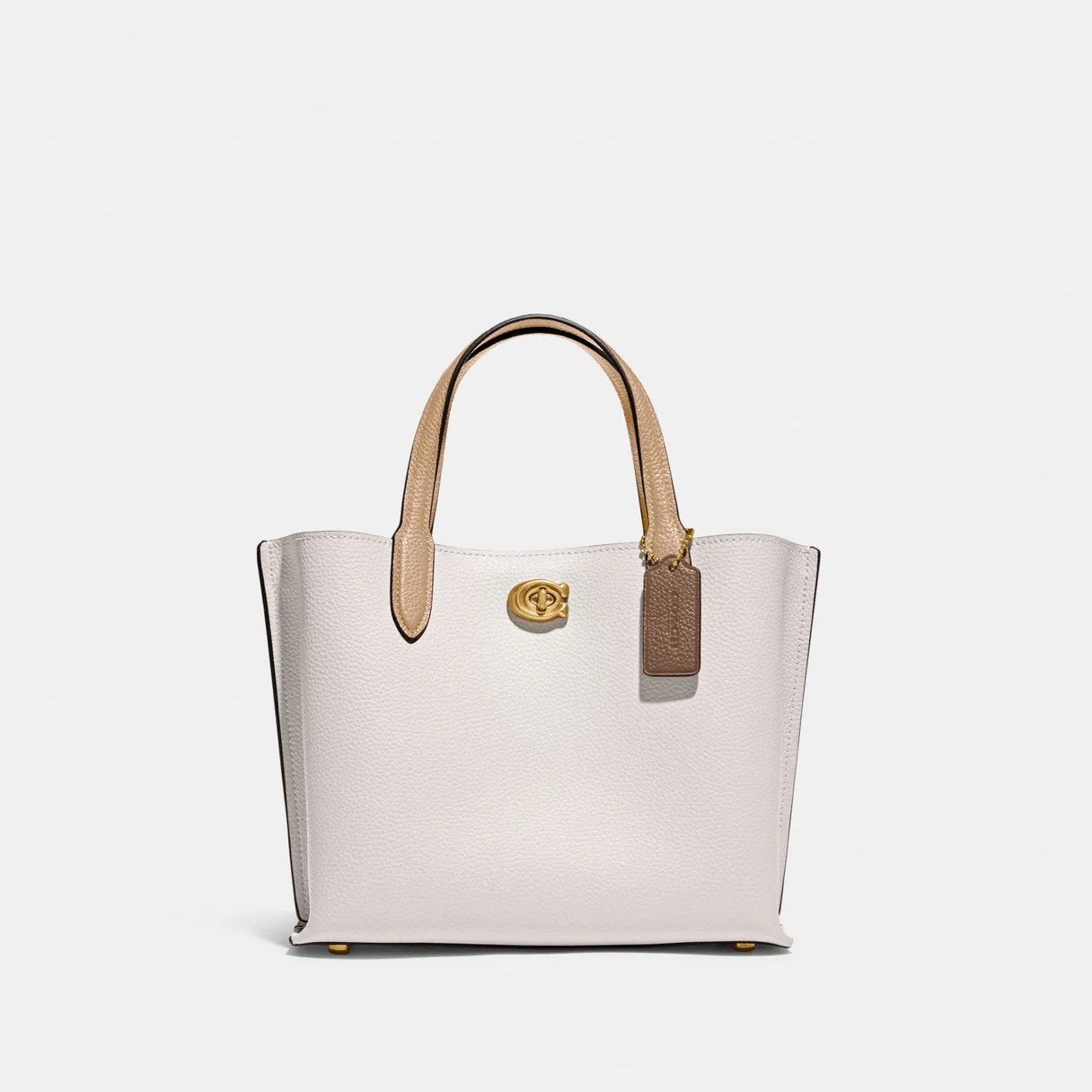 COACH Willow Tote 24 In Colorblock - Chalk Multi