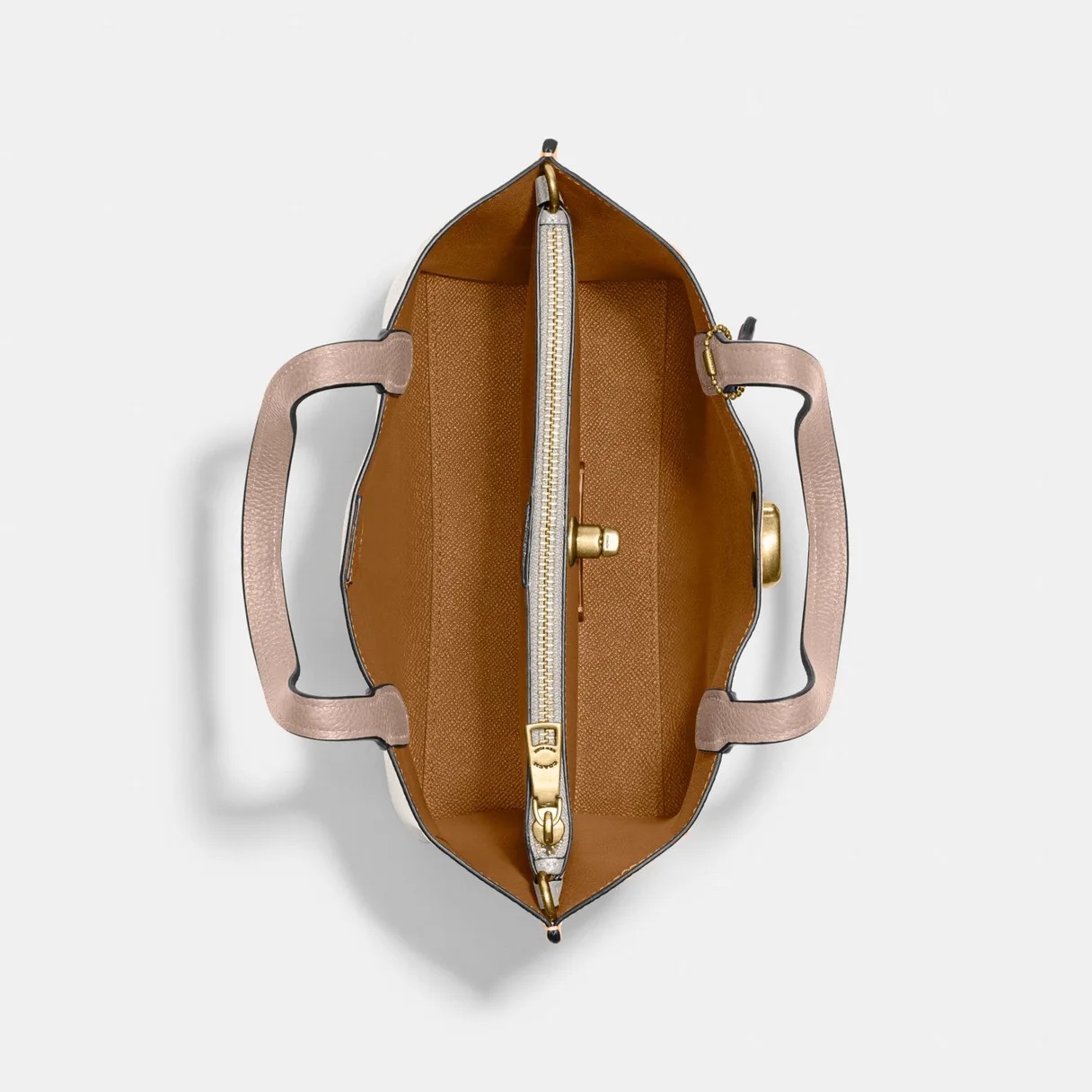 COACH Willow Tote 24 In Colorblock - Chalk Multi - Image 4