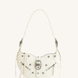 JW PEI Tessa Crushed Shoulder Bag - White