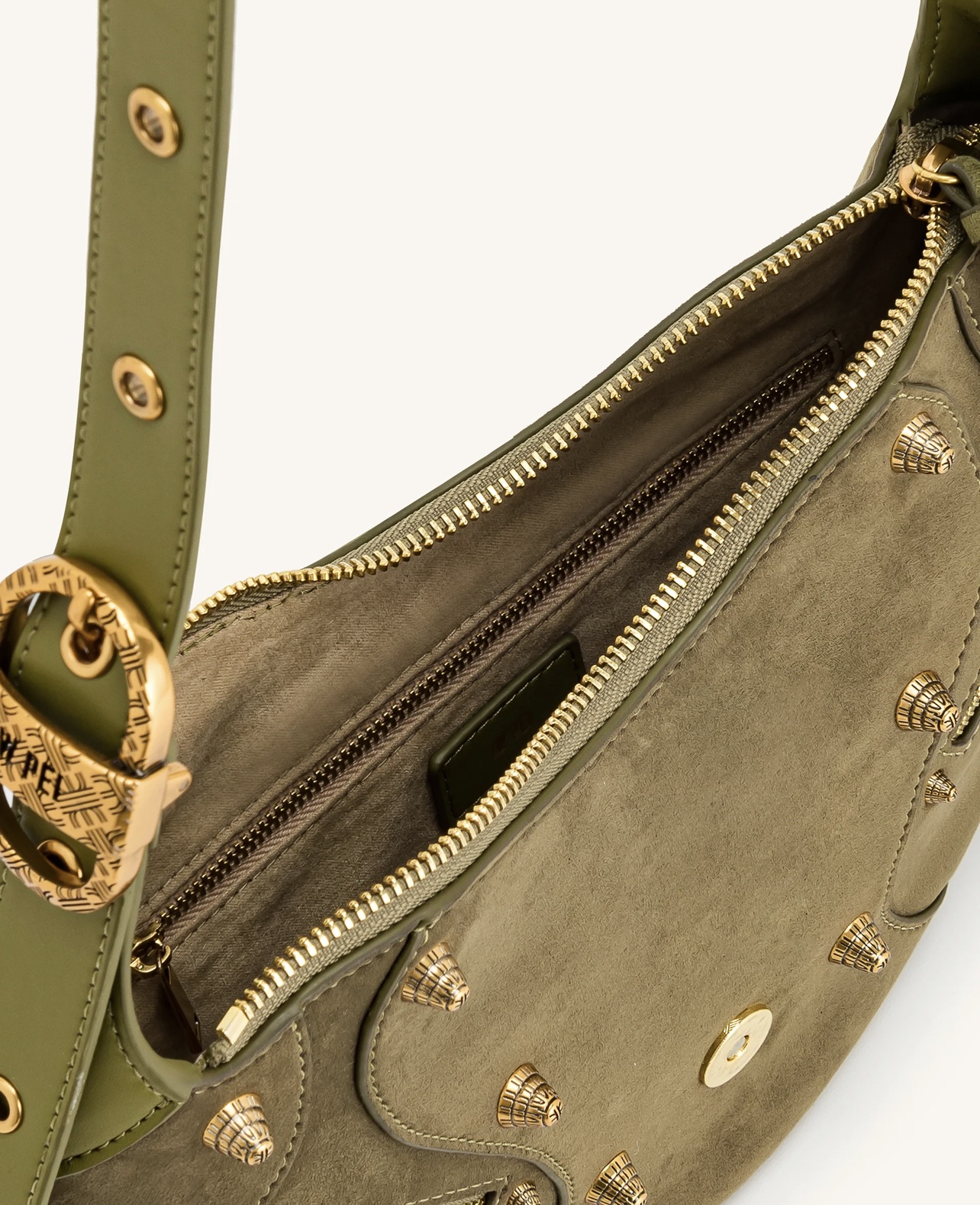 JW PEI Tessa Shoulder Bag - Dark Olive - Image 5