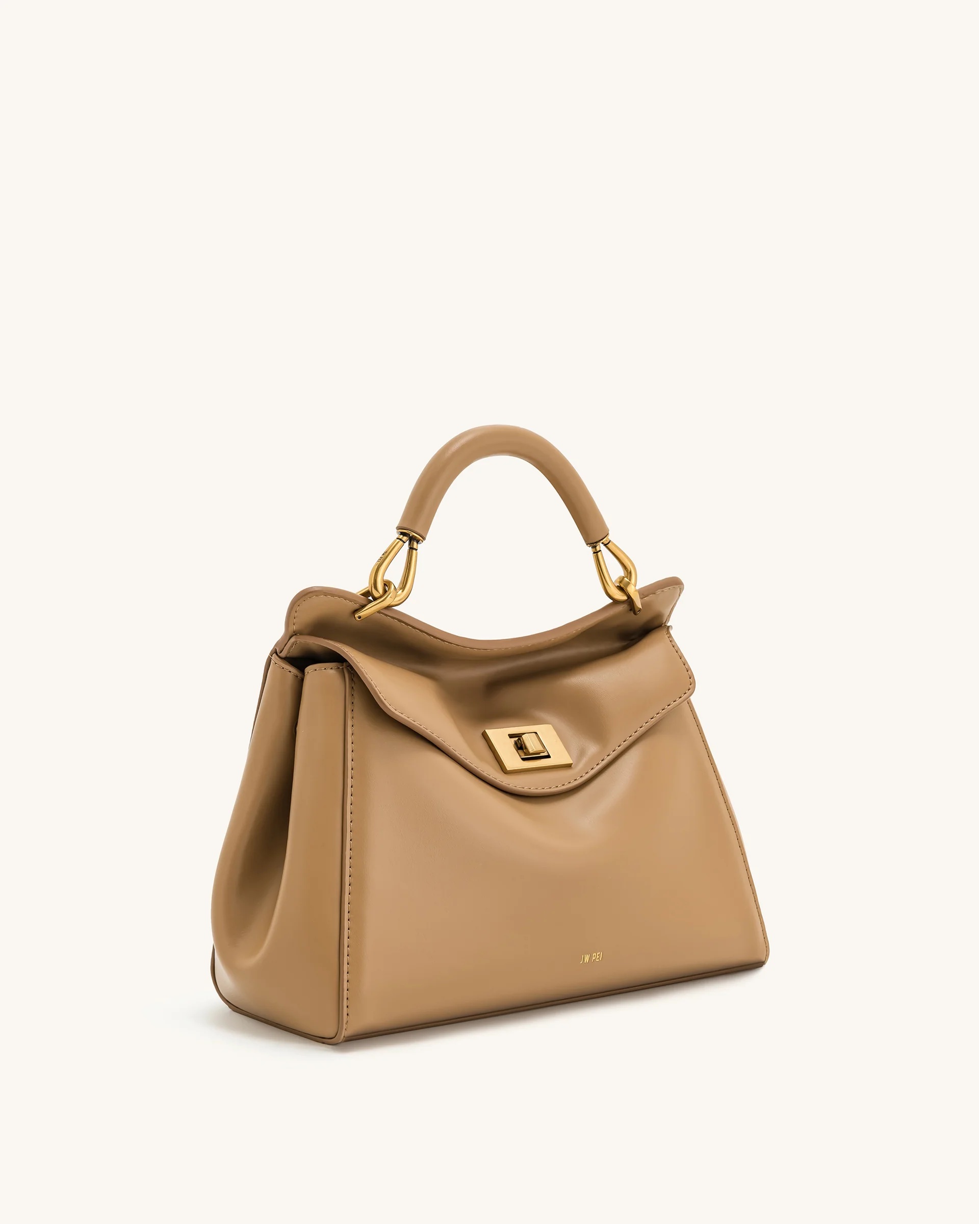 JW PEI Lucia Classic Top Handbag - Brown - Image 2
