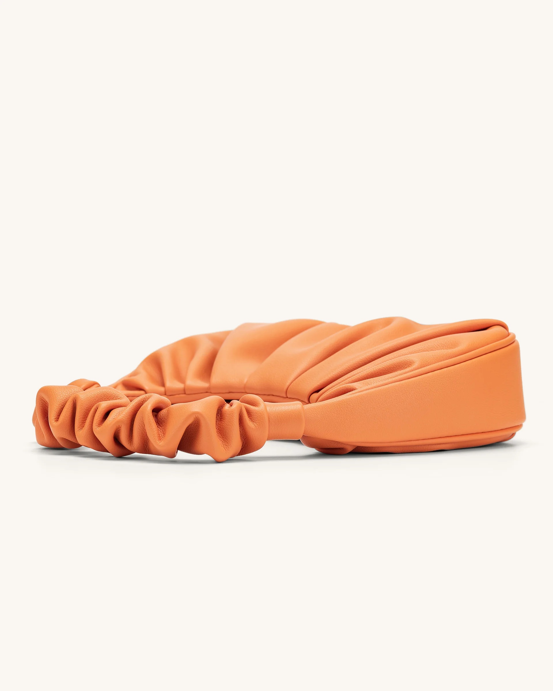 JW PEI Gabbi Ruched Hobo Handbag - Orange - Image 4