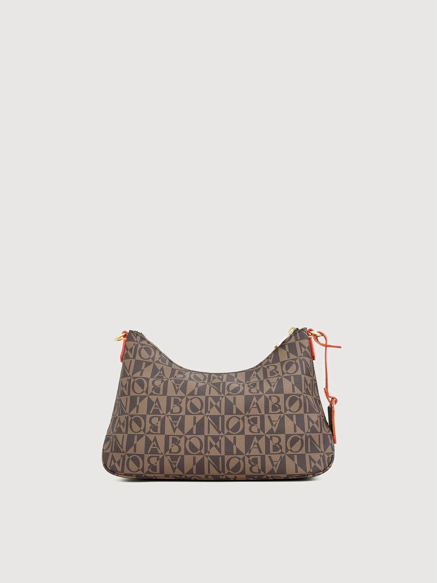 BONIA Monogram Sling Bag - Brown - Image 3