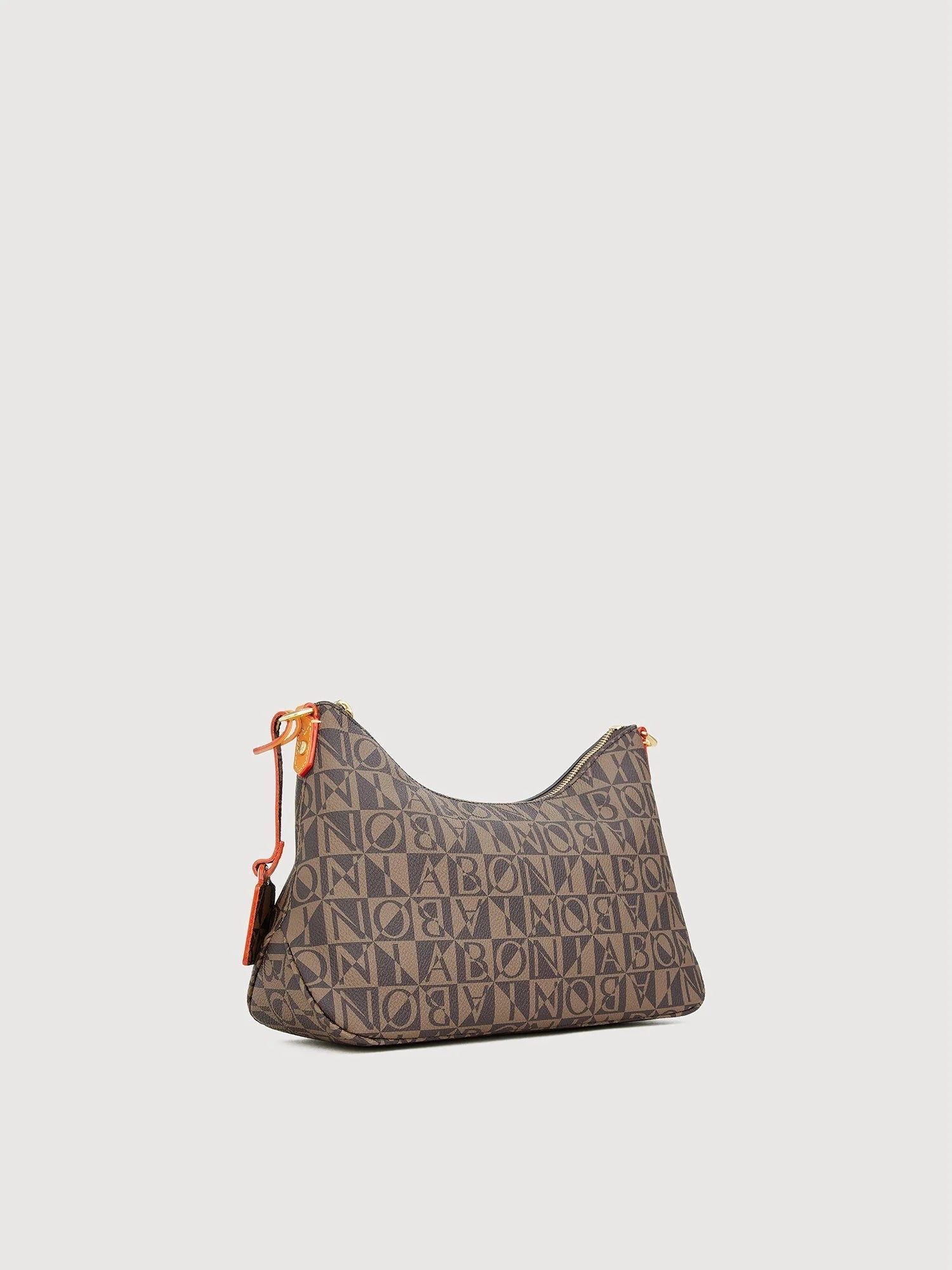 BONIA Monogram Sling Bag - Brown - Image 4