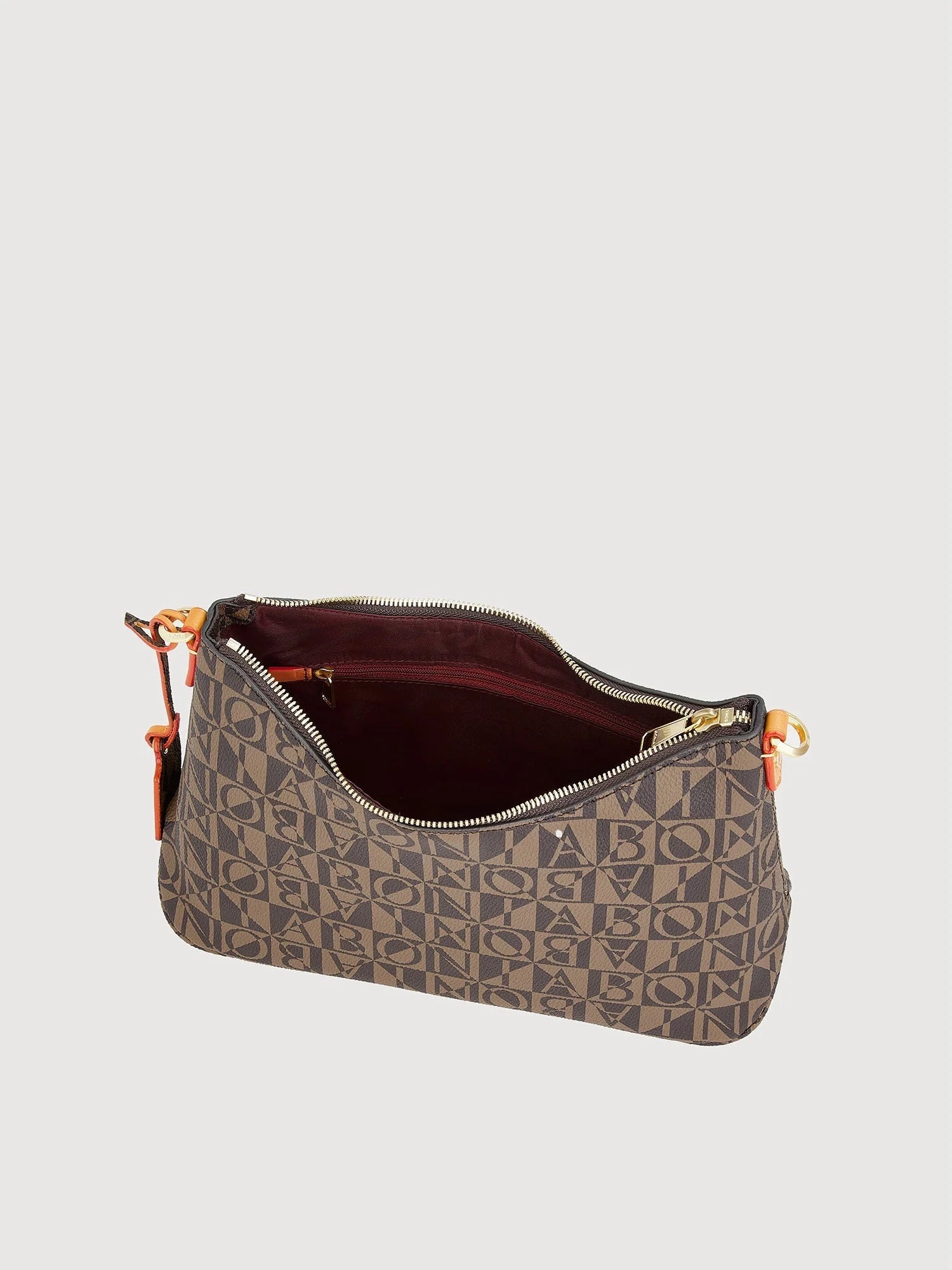 BONIA Monogram Sling Bag - Brown - Image 5