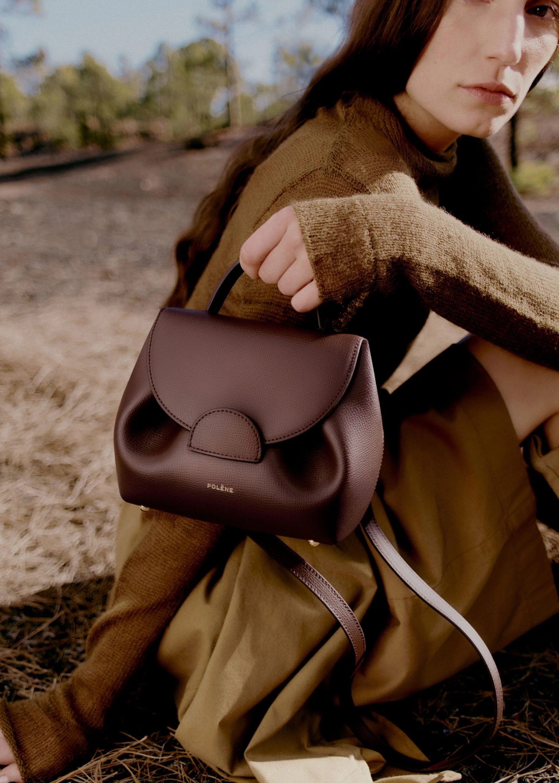 POLENE Numero Un Nano - Textured Burgundy - Image 2