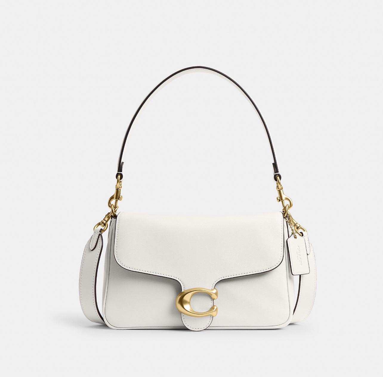 COACH Tabby Shoulder Bag 20 - Brass/Chalk