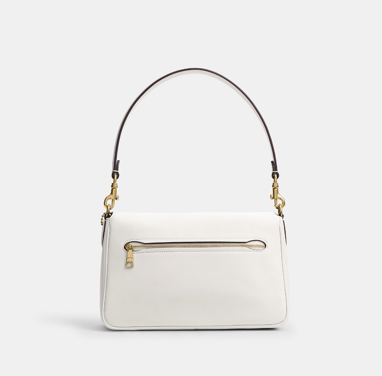 COACH Tabby Shoulder Bag 20 - Brass/Chalk - Image 6