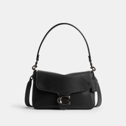 COACH Soft Tabby Shoulder Bag - Pewter/Black