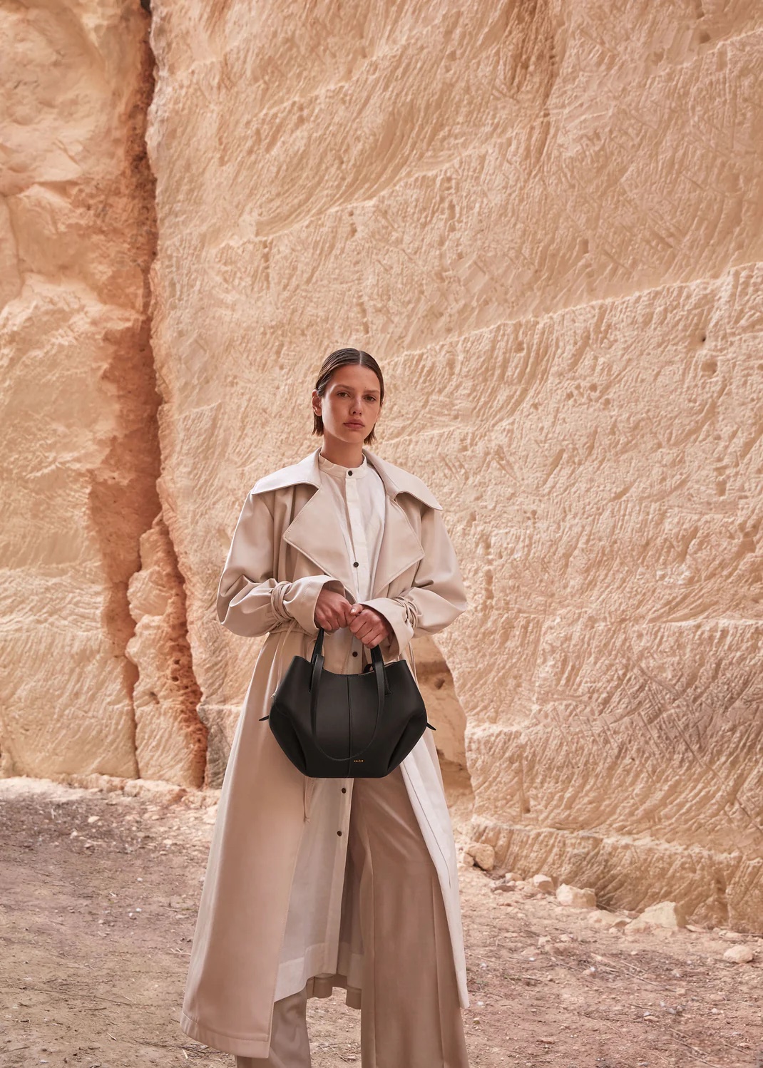 POLENE Cyme Mini - Textured Black - Image 5